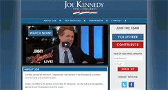 Desktop Screenshot of joekennedyforcongress.com